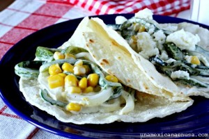 Rajas con Crema