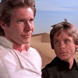 Luke and Han Solo