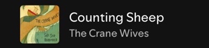Counting sheep