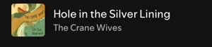 Hole in the silverlining