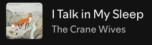 I talk in my sleep