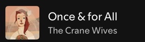 Once and for all