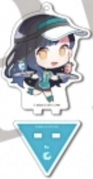 animate cafe collab keychain standee