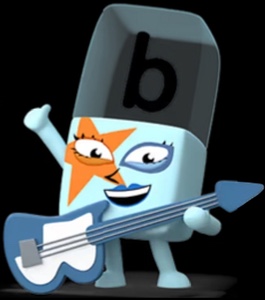B