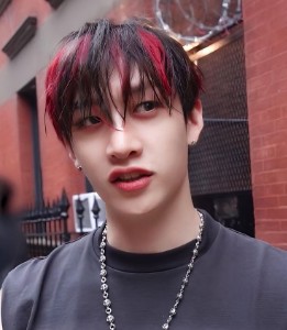 Short black bowl with red highlights