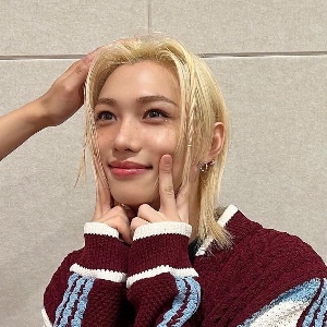 Long blonde hair