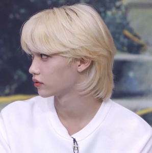 Blonde mullet