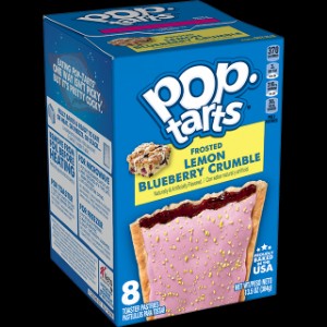 Frosted Lemon Blueberry Crumble