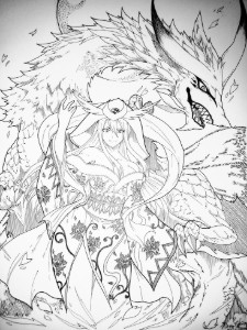 Selene (The Moon dragon god)