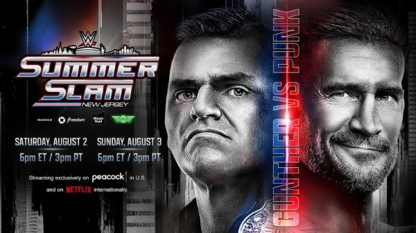 CM Punk vs. Gunther / WWE Summerslam 2025