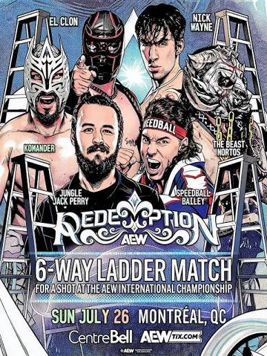 El Clon vs. Jack Perry vs. Kommander vs. Mike Bailey vs. Nick Wayne vs. Mortos / AEW Redemption