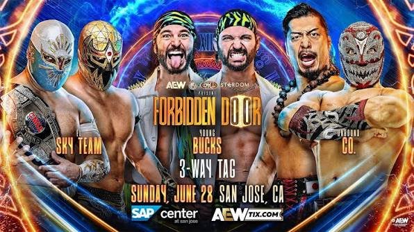 El Sky Team vs. The Young Bucks vs. Unbound Co. / AEW/CMLL/NJPW/Stardom Forbidden Door 2026