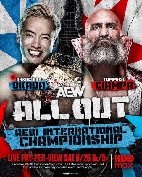 Kazuchika Okada vs. Tommaso Ciampa / AEW All Out 2026