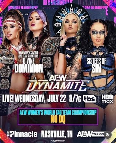 Sisters of Sin vs. Divine Dominion / AEW Dynamite #355