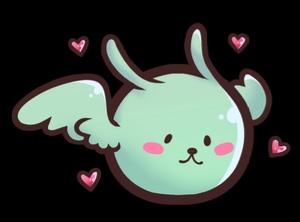 Flying Mint Bunny