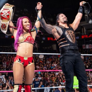 Roman Reigns & Sasha Banks