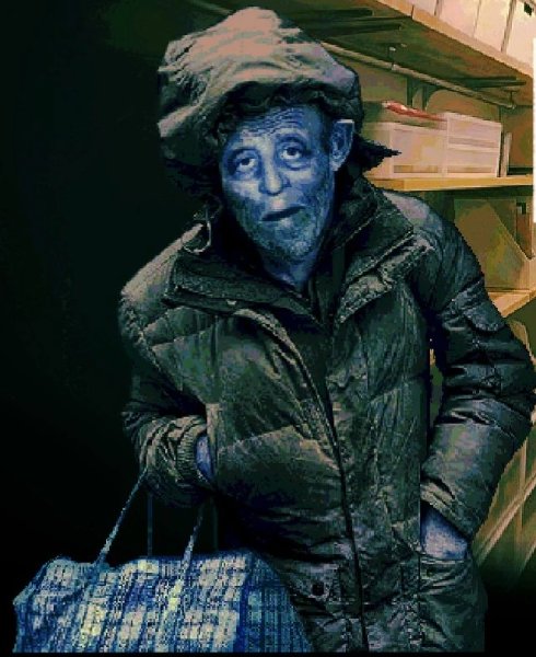 Homeless man