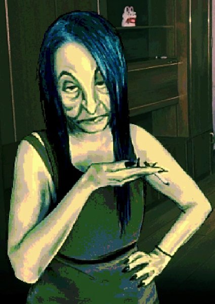 Smoker twin sister