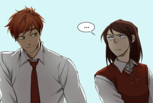 Nol staring at Shin-ae (1)