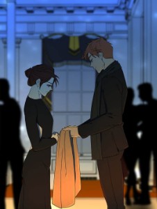Nol returning Shin-ae’s jacket back