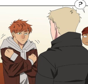 Nol telling Dieter to give Shin-ae a hug (or projecting Nol if u want)