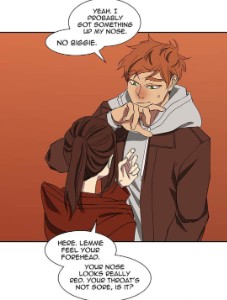 Shin-ae trying to take care of Nol