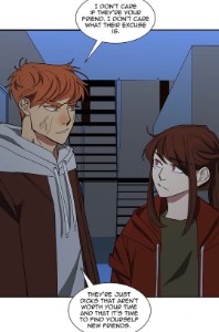 Nol giving advice to Shin-ae