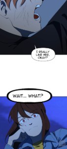 Shin-ae thinking of...something else in balcony scene