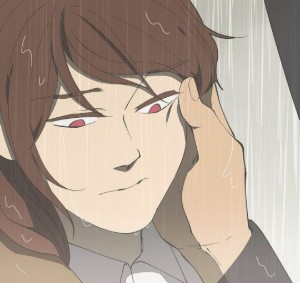 Nol caressing Shin-ae's face