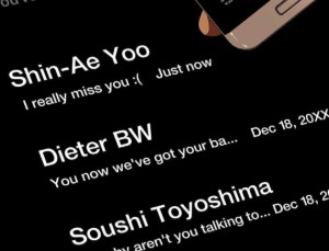 Shin-ae's text sending Nol on a bender scene