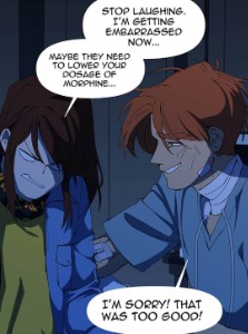 Shin-ae making Nol laugh