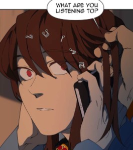 Nol playing with Shin-ae's hair