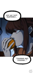 Shin-ae kissing the orange