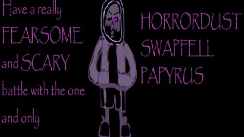 HorrorDustSwapFell Papyrus