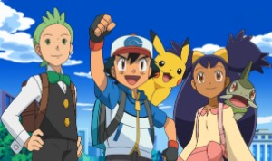 Ash, Iris and Cilan (Black and White)