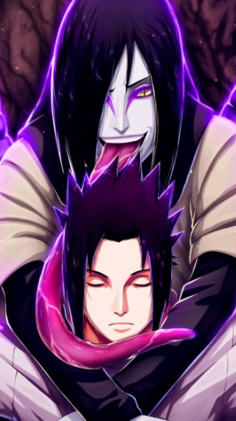 Orochimaru and Sasuke