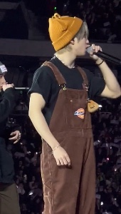 brown overalls