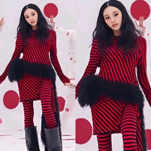 Shoot Red + Black Stripes