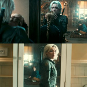 "Yelena?" / Yelena and Bob Seeing Each Other through the Mirror