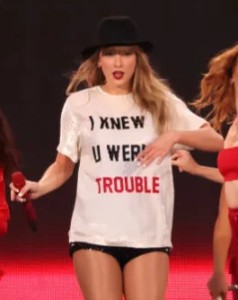 I KNEW U WERE TROUBLE