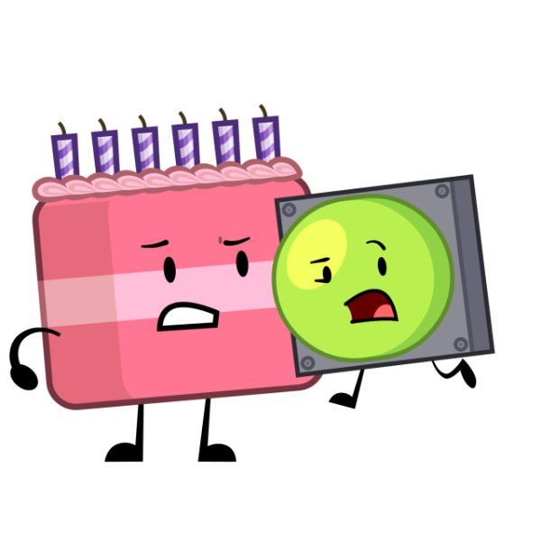 cakey x button