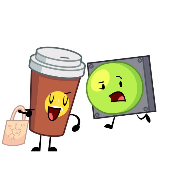 coffee x button