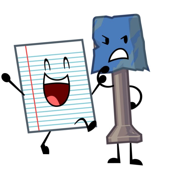 notebook paper x lamp