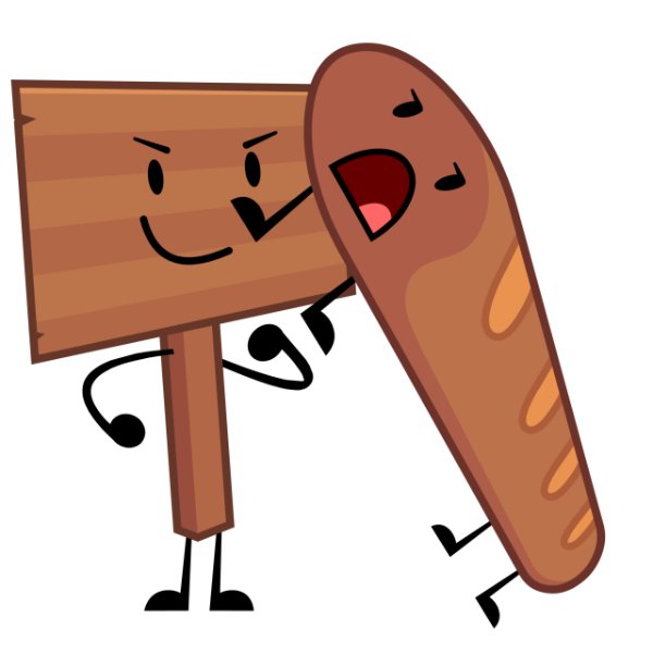 sign x bread