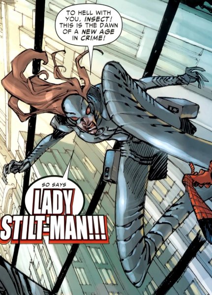Lady Stilt-Man