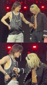 touching my homeboy at govball 2026