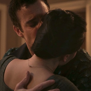 Reassuring cheek kiss #1
