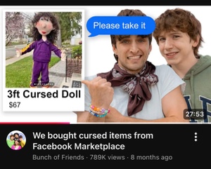 We bought cursed items from Facebook Marketplace