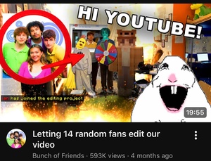Letting 14 random fans edit our video