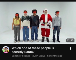Which one of these people is secretly Santa?